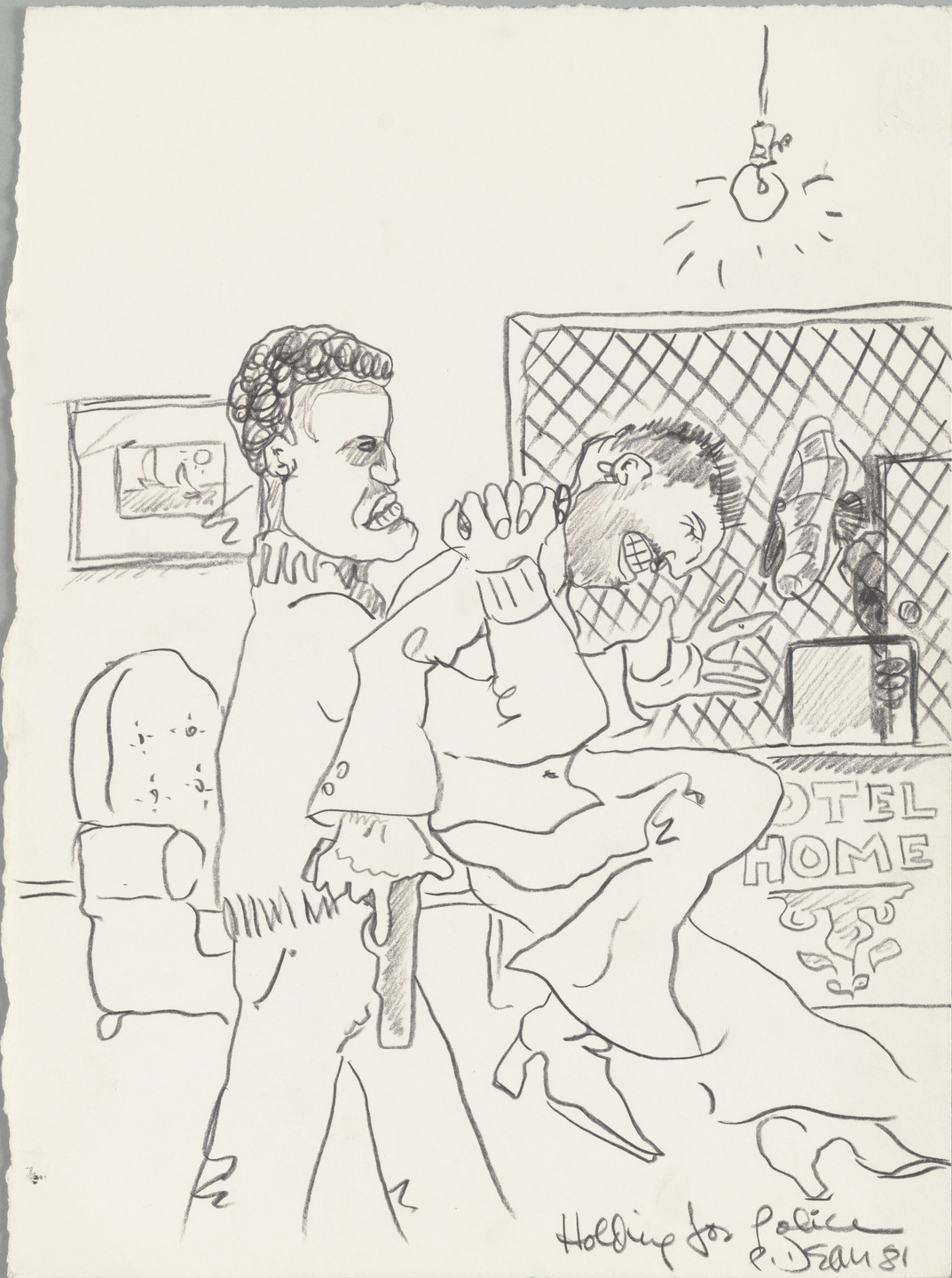 Peter Dean. Holding for Police. 1981
