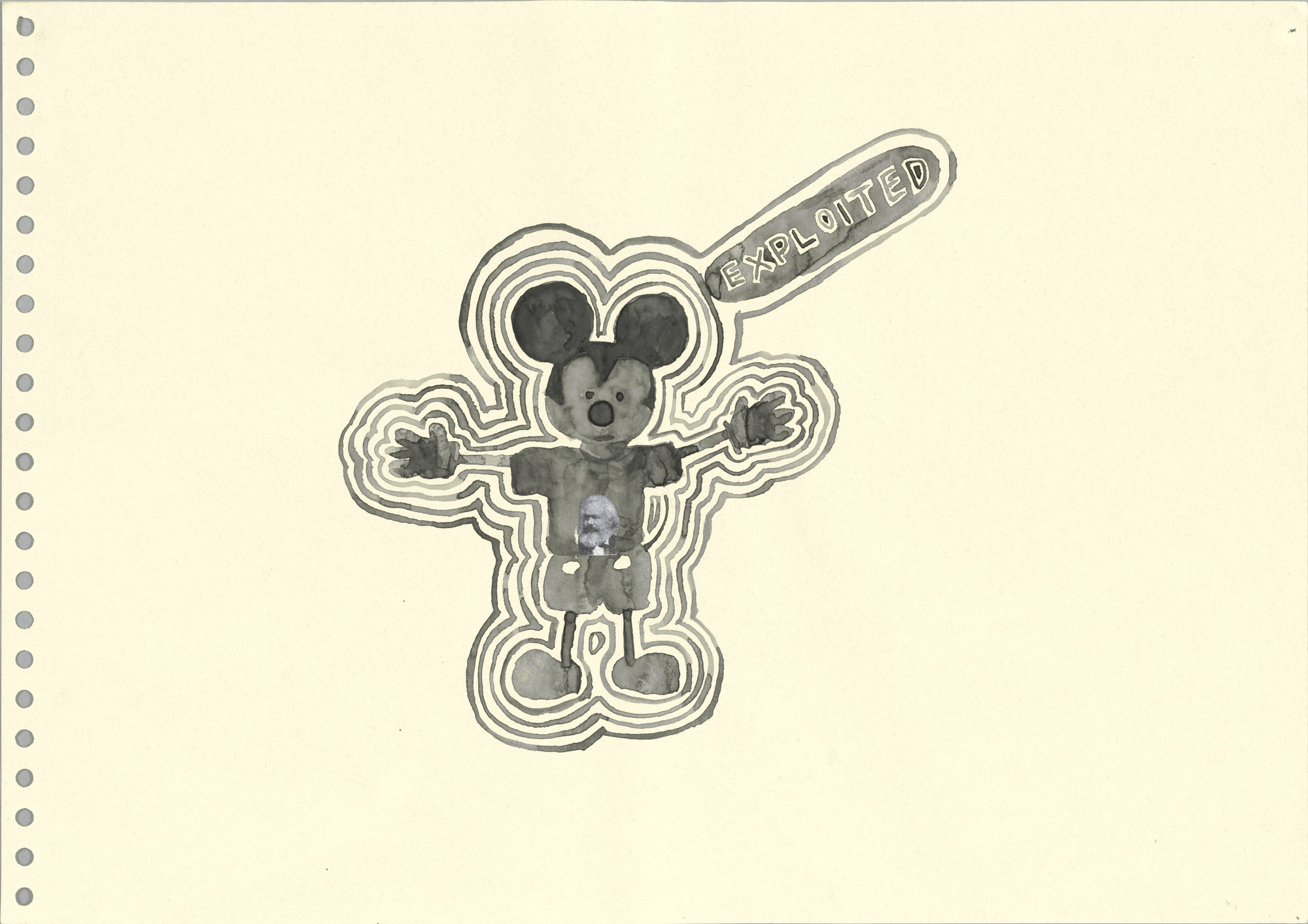 Damien Deroubaix. Exploited. 2001