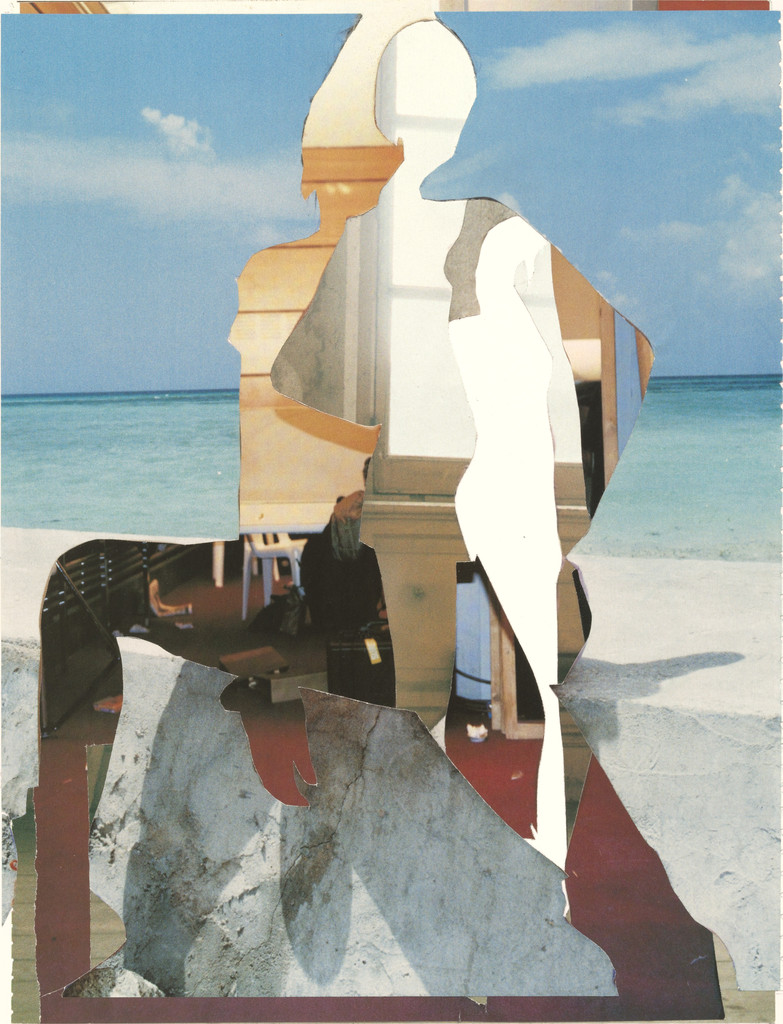 Four pages from a magazine, body and text removed