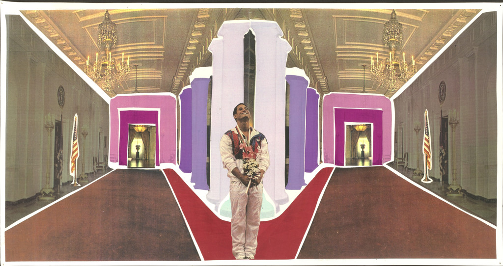 Genius Loci Reaching Gentle Heights (Greg in the Hallway with Pillars of Faith)