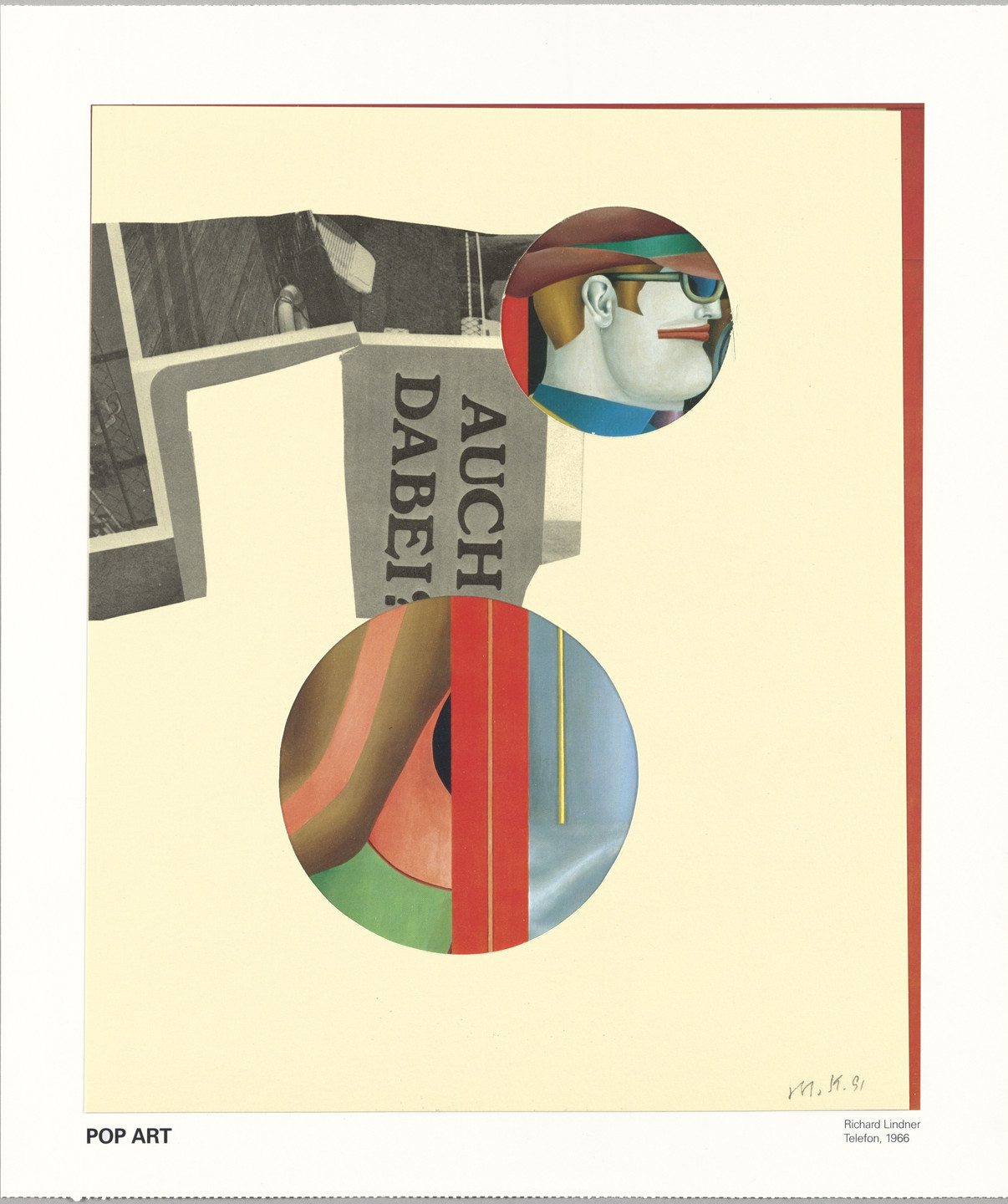 Martin Kippenberger. Untitled (Richard Lindner). 1991
