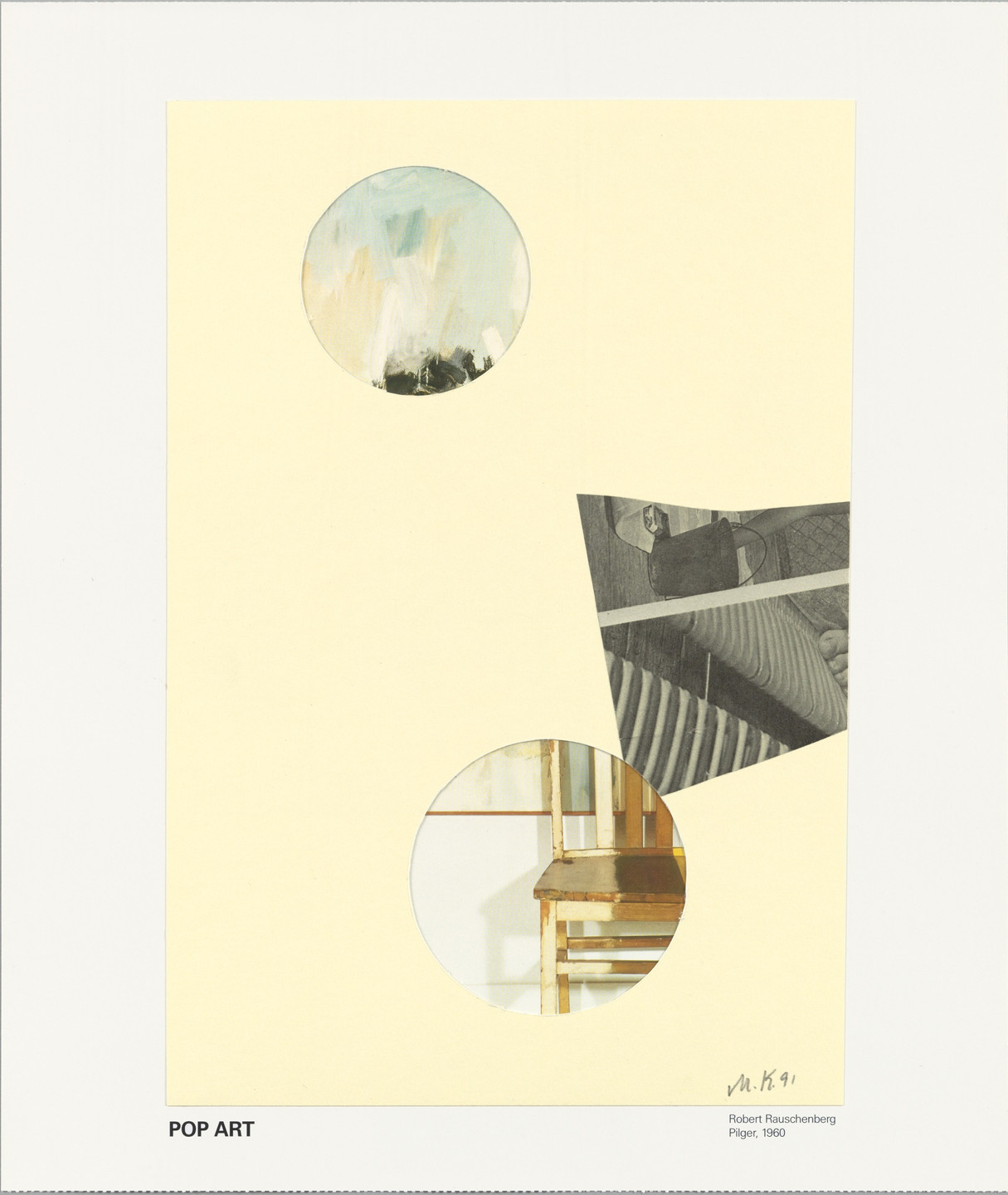 Martin Kippenberger. Untitled (Robert Rauschenberg). 1991