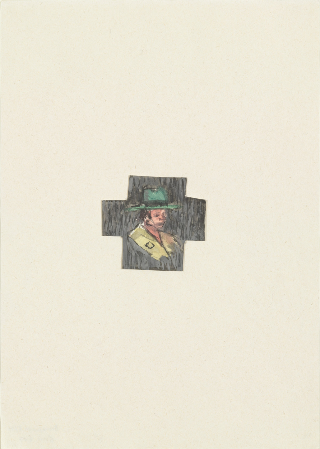 Jörg Immendorff. Untitled (Beuys). 1967