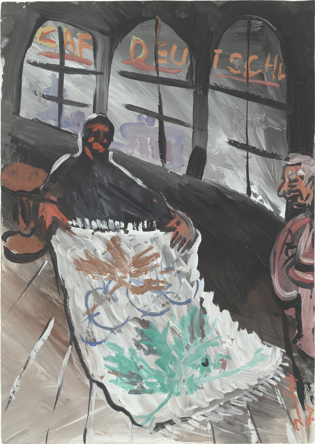 Jörg Immendorff. Café Deutschland. 1978