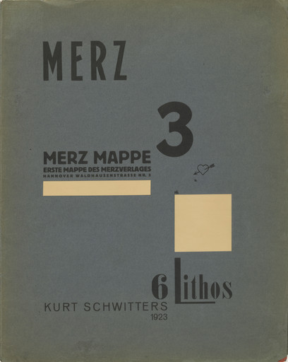 Kurt Schwitters. Cover from Merz 3. 1923 | MoMA