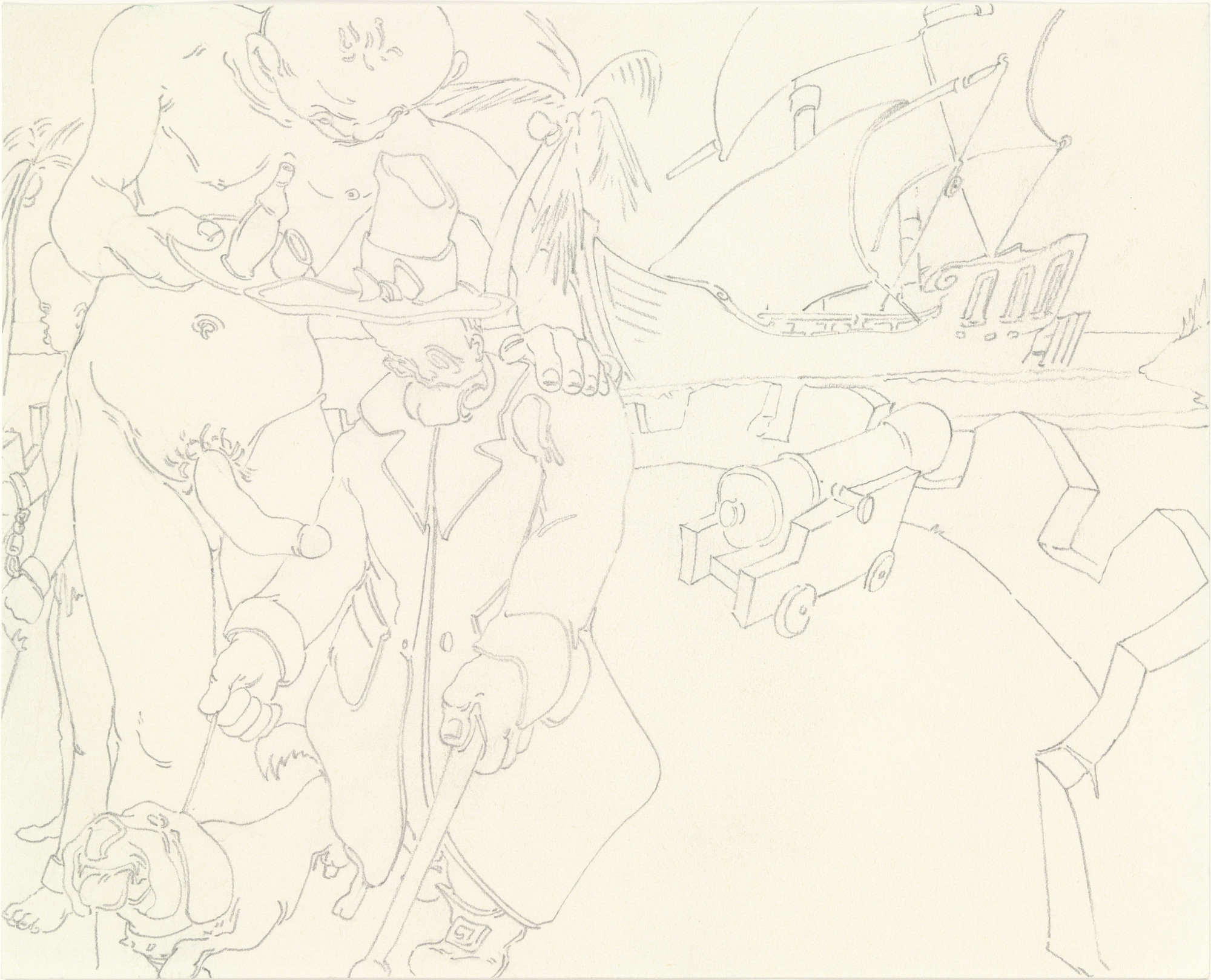 Peter Stauss. Kolonialszene