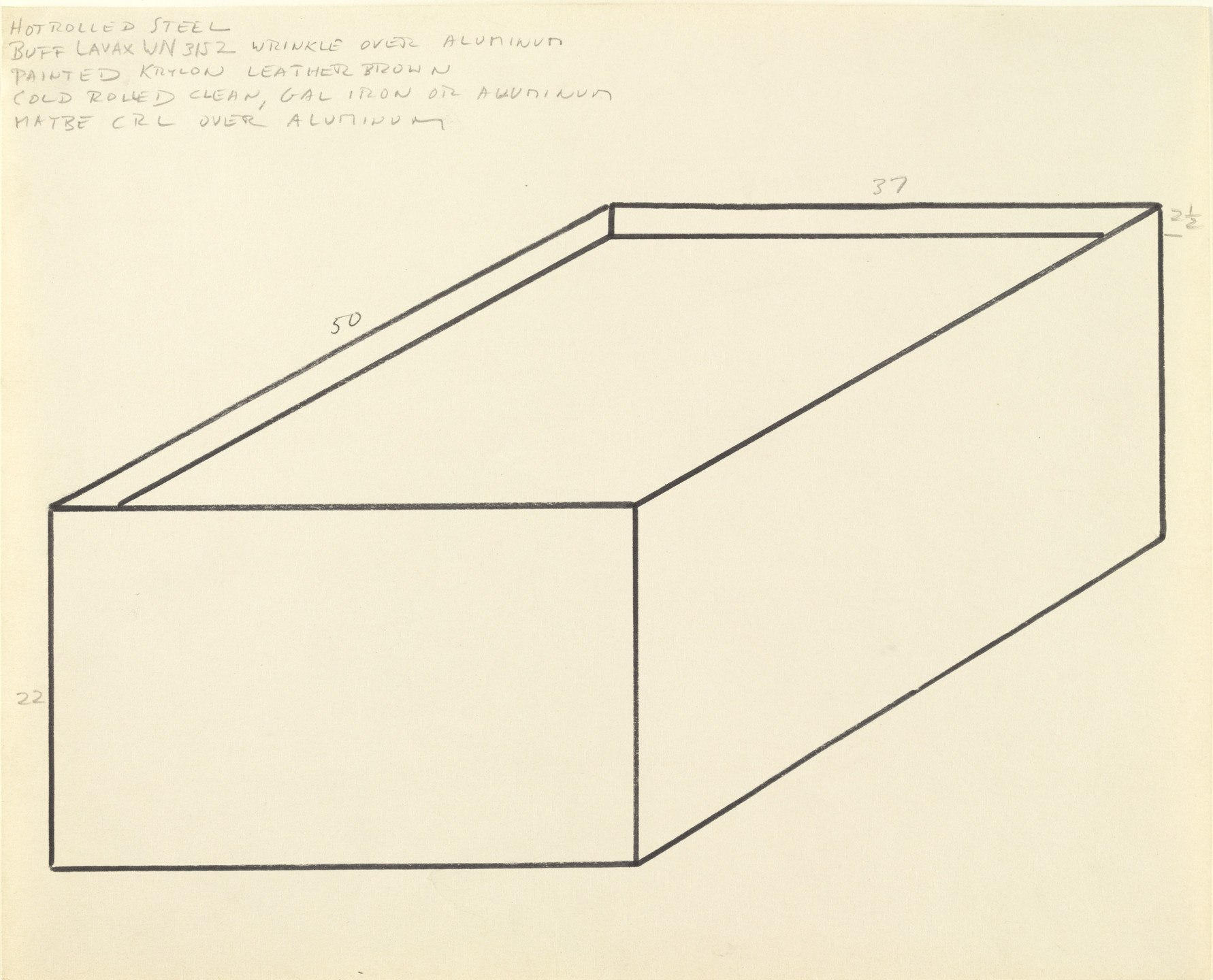 Donald Judd. Untitled. 1965