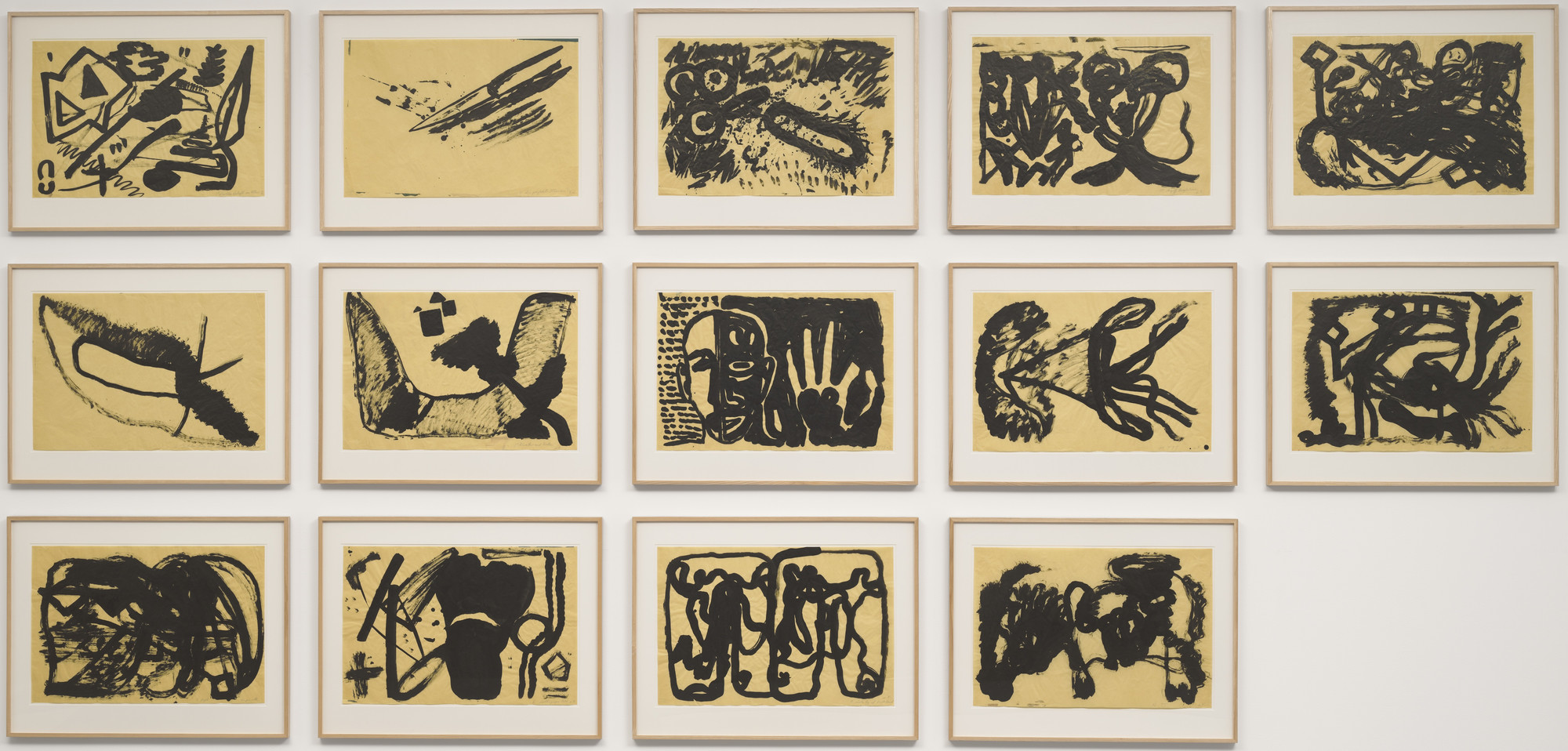 A.R. Penck (Ralf Winkler). Untitled (Standart). 1980
