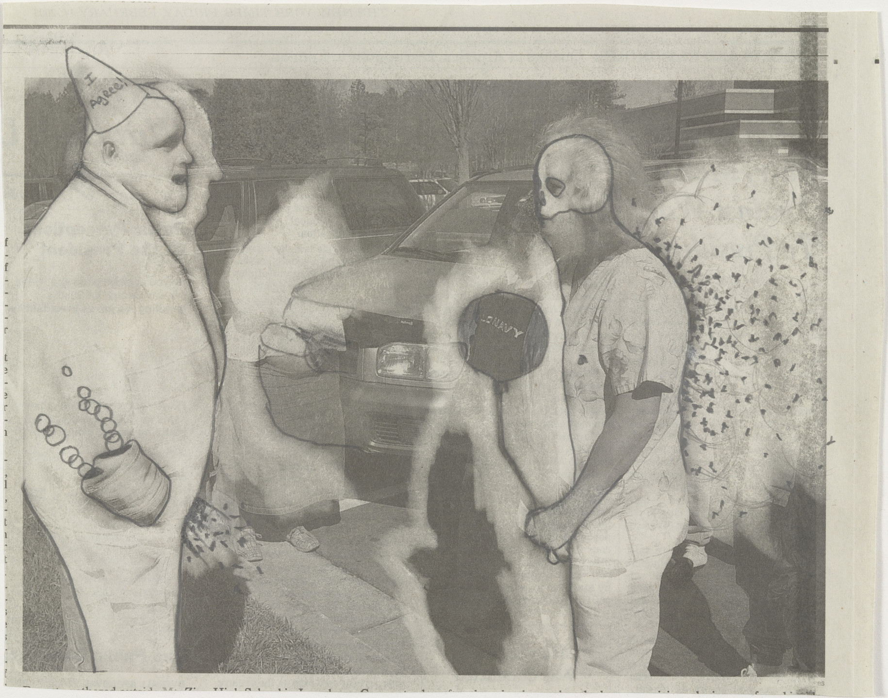 Christian Holstad. America Meets in a Parking Lot for a Date with Itself. 2003