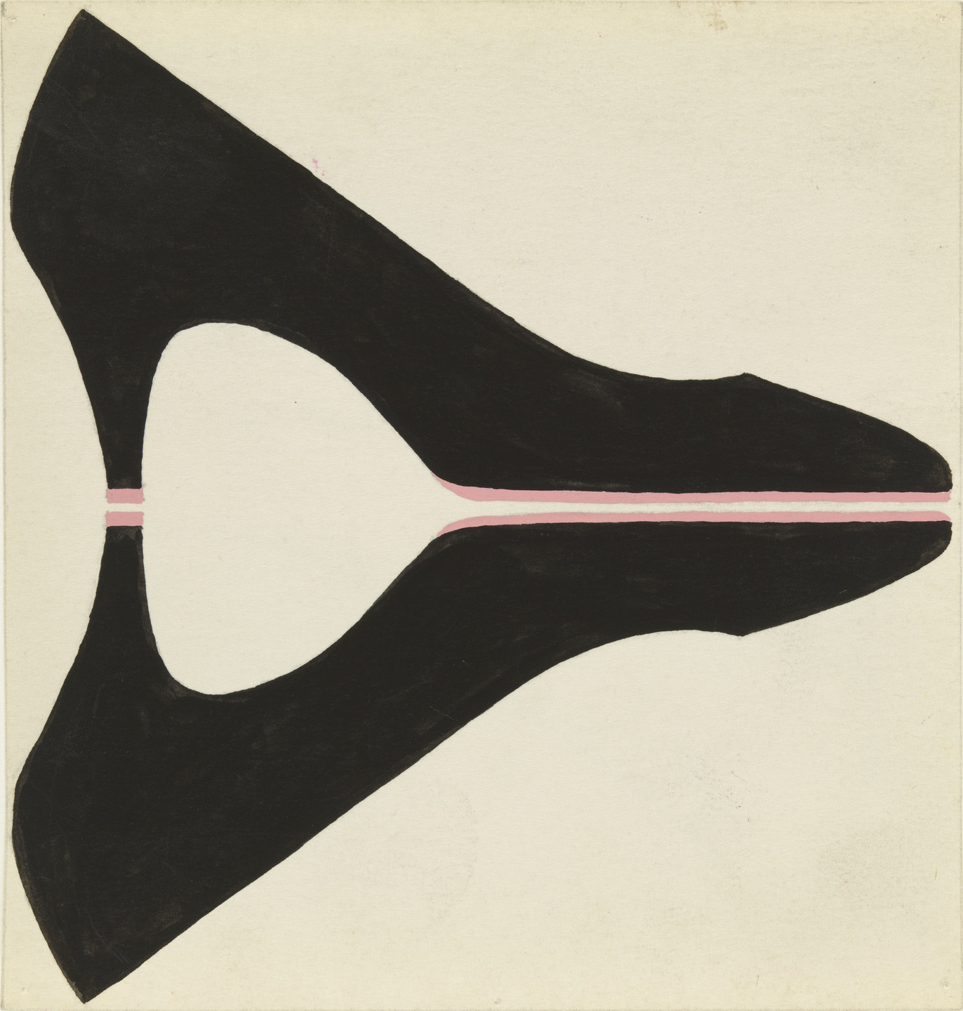 Jo Baer. Glass Slippers. 1960