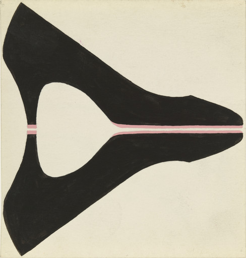 Jo Baer. Glass Slippers. 1960