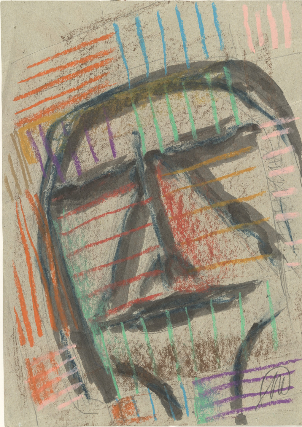 Markus Lüpertz. Untitled (Männer ohne Frauen - Parsifal). 1997