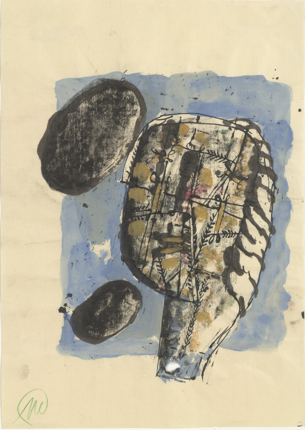 Markus Lüpertz. Untitled (Männer ohne Frauen - Parsifal). 1997