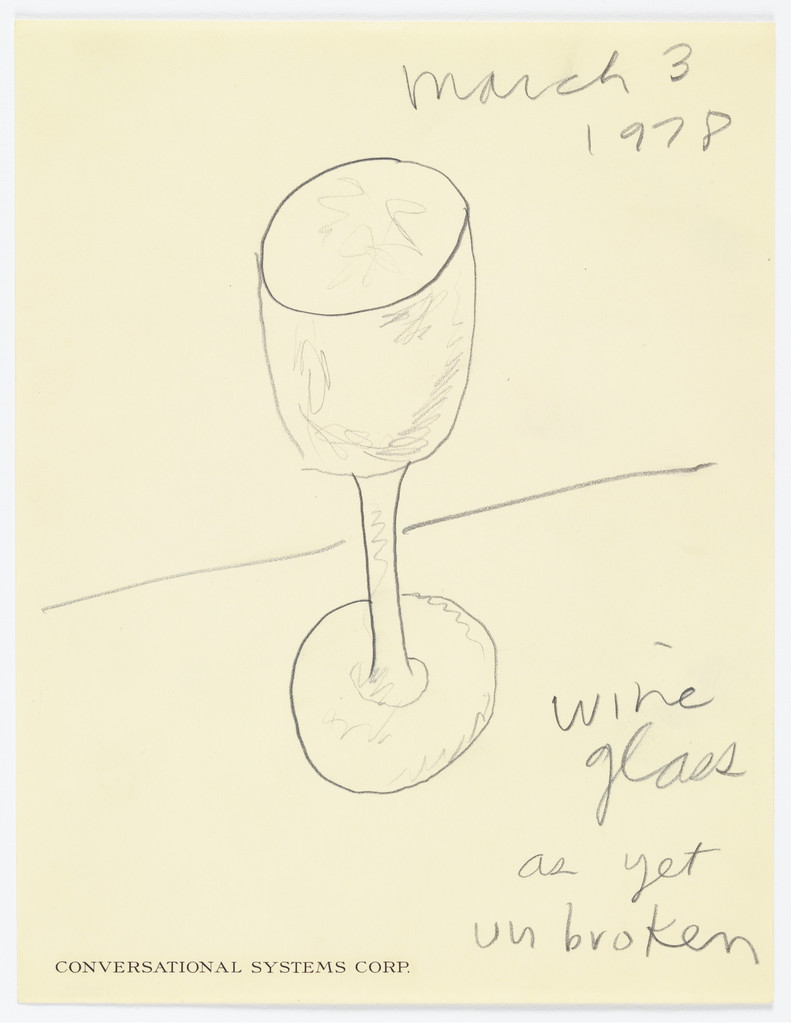 Untitled (Wine Glass as Yet Unbroken)