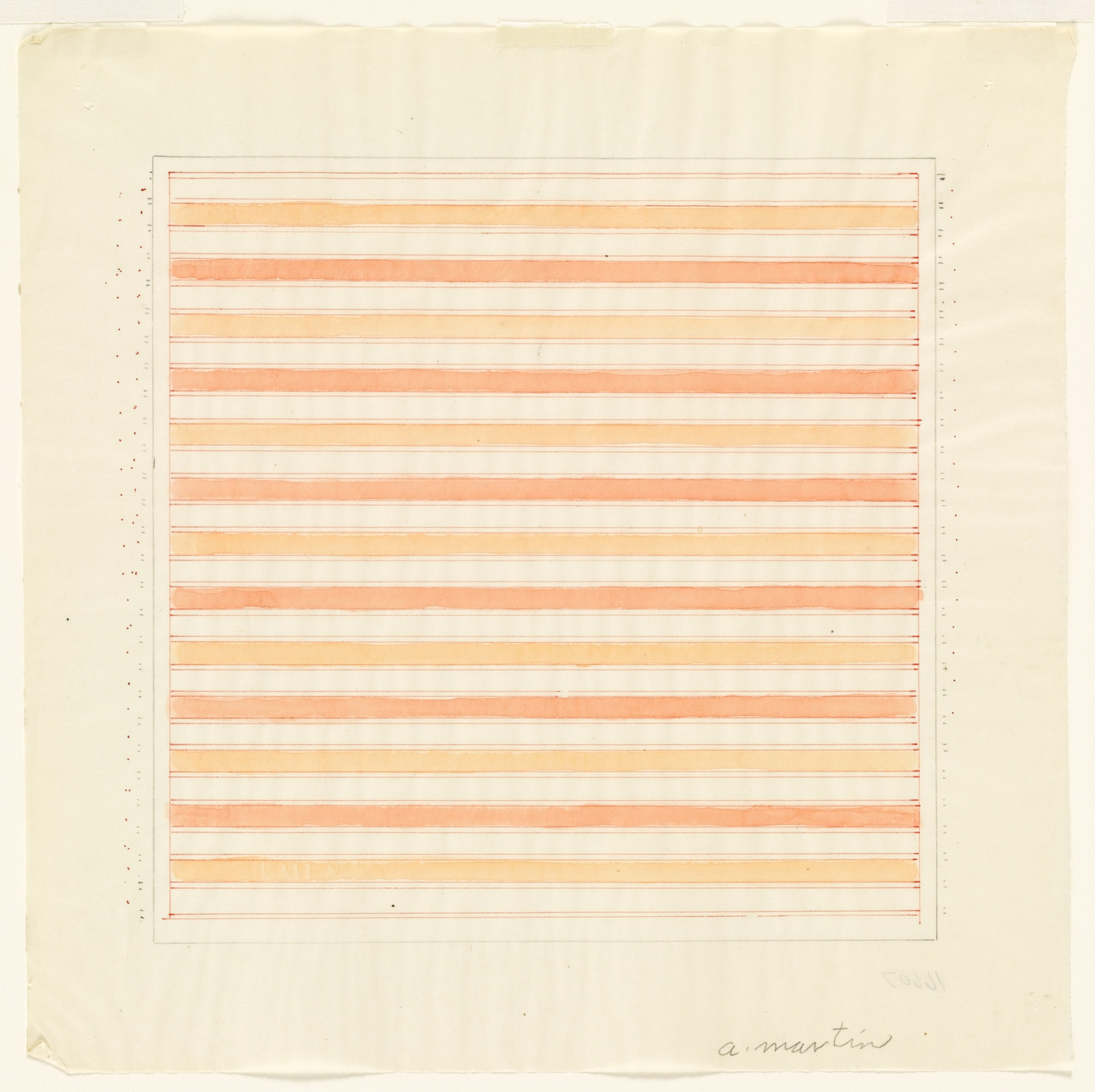 Agnes Martin. Untitled. 1978