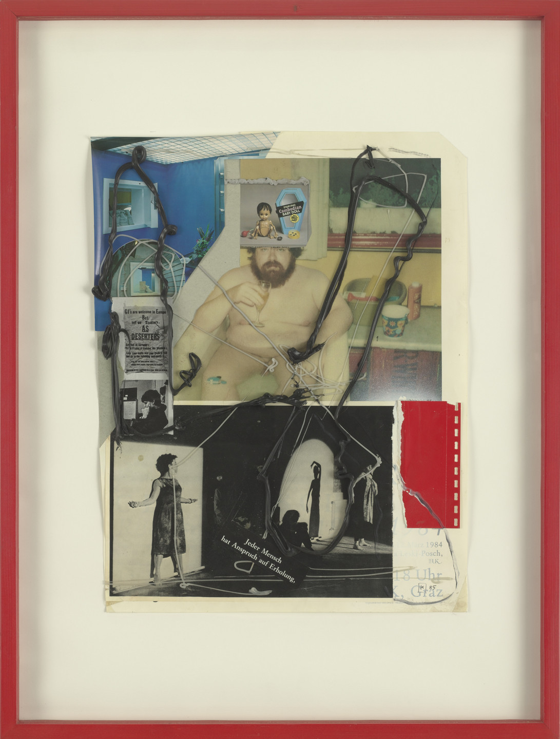Martin Kippenberger. Jeder Mensch hat Anspruch auf Erholung. 1985
