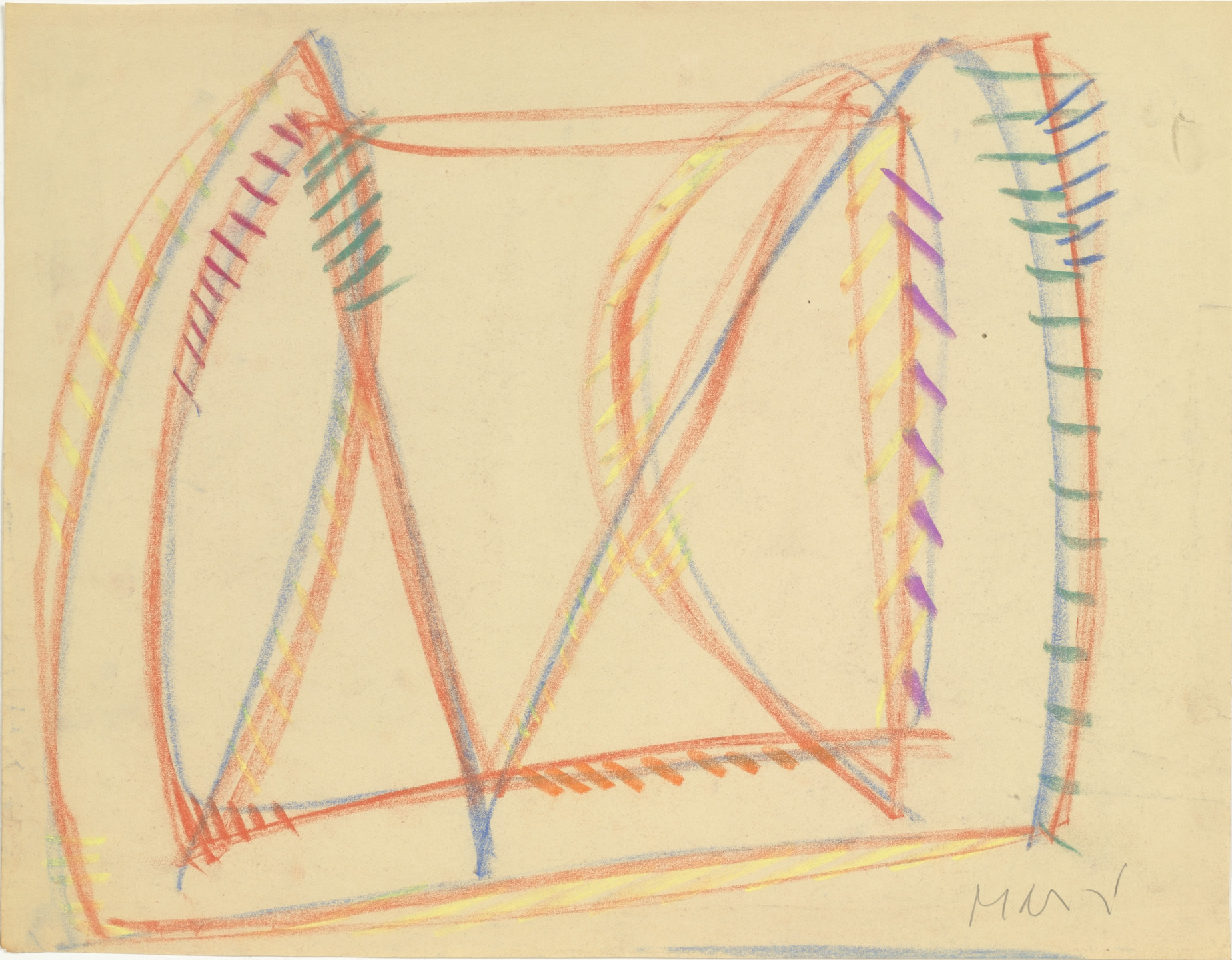 Markus Lüpertz. Untitled from the Dithyrambe Series. 1964