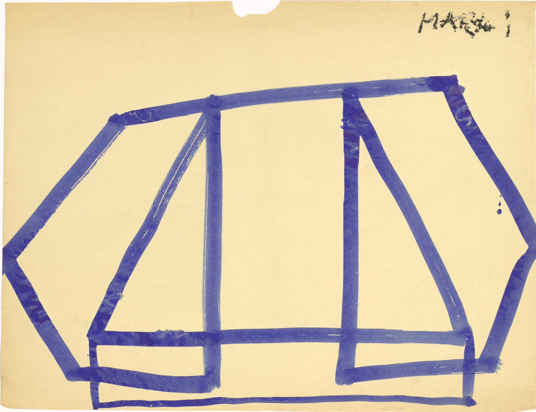 Markus Lüpertz. Untitled from the Dithyrambe series. 1964