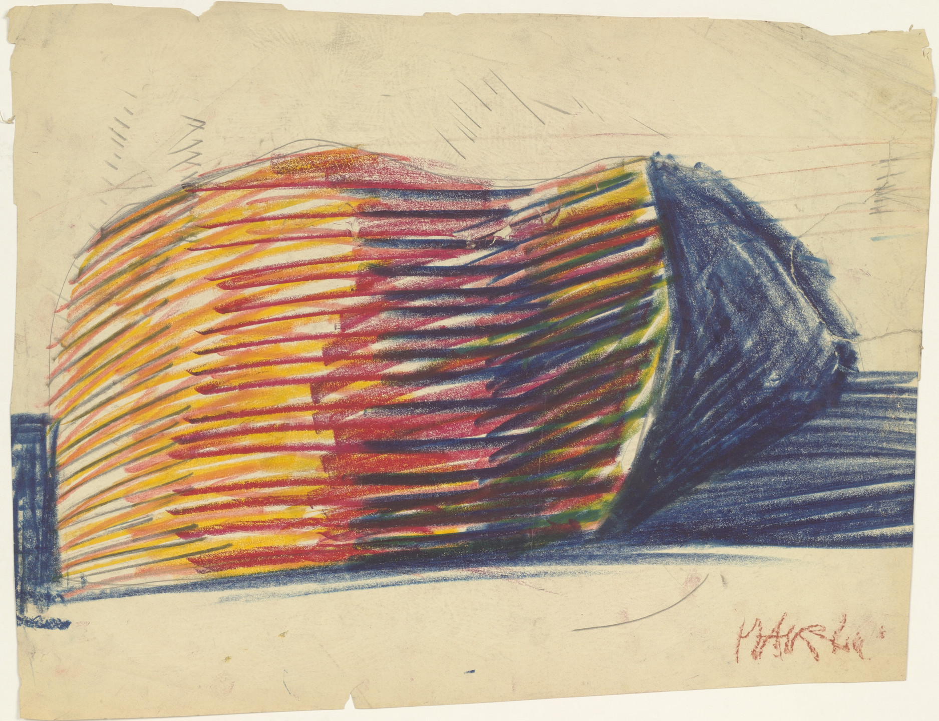 Markus Lüpertz. Untitled from the Dithyrambe Series. 1964