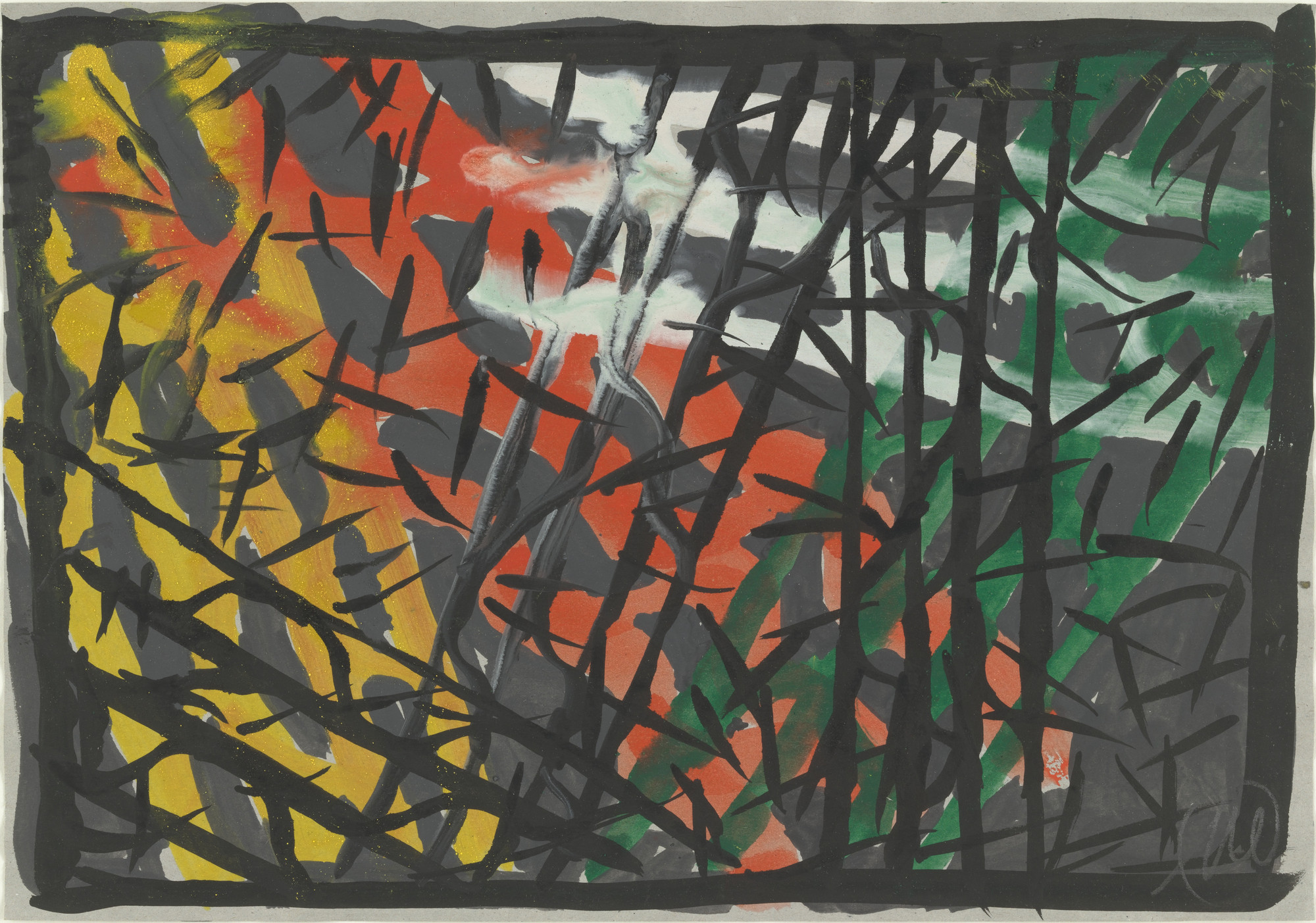 Markus Lüpertz. Untitled (Landschaft, abstrakt). 1997 | MoMA