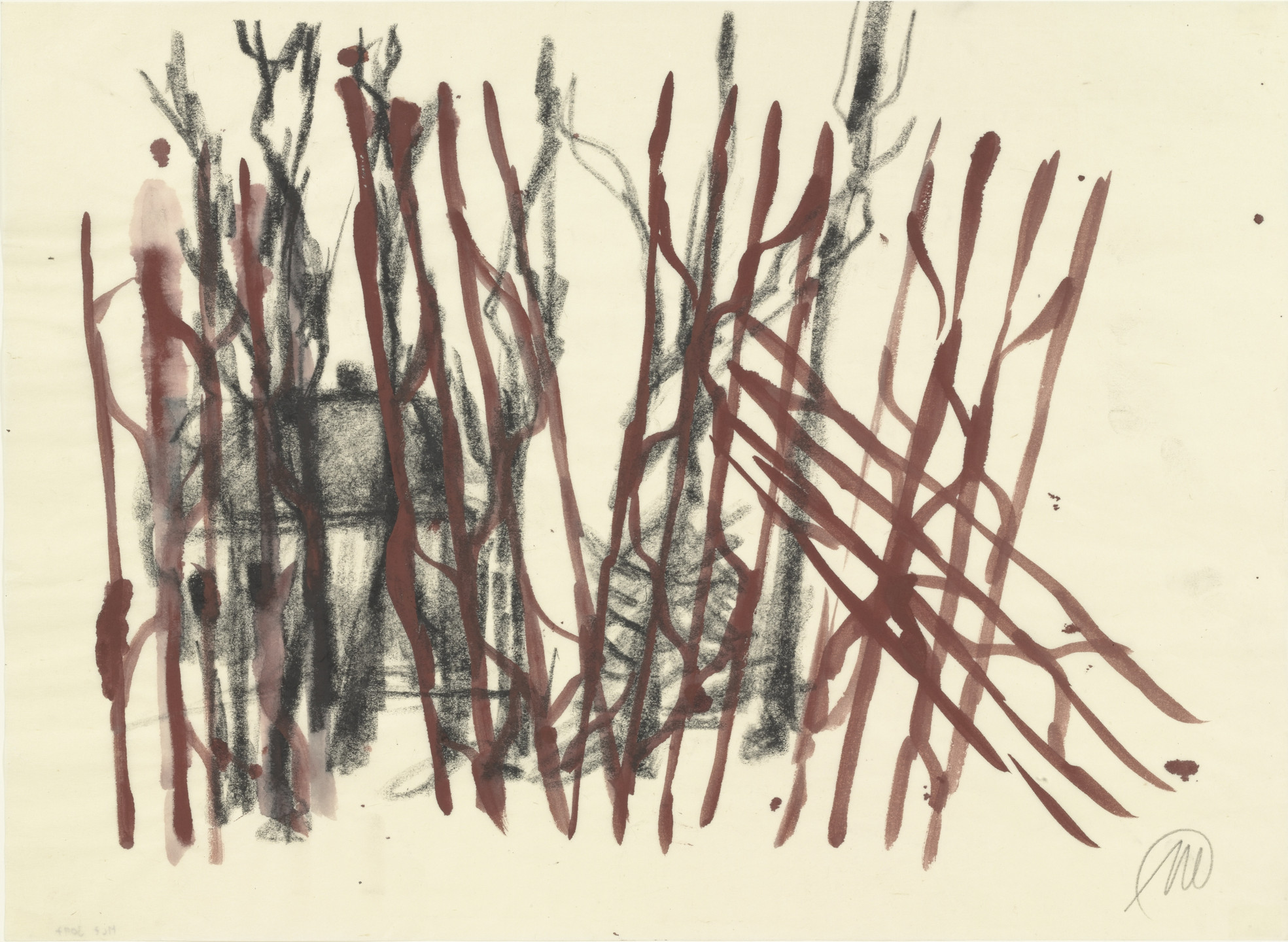 Markus Lüpertz. Untitled (Landschaft, abstrakt). 1997