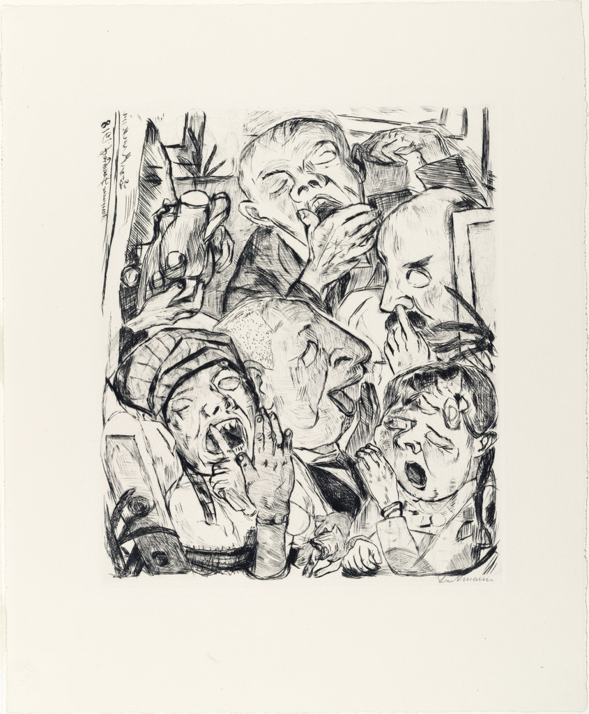 The Yawners (Die Gähnenden) from Faces (Gesichter)