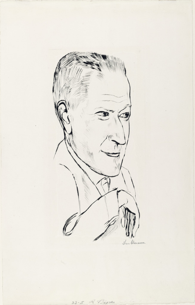 Portrait of Reinhard Piper (Bildnis Reinhard Piper)