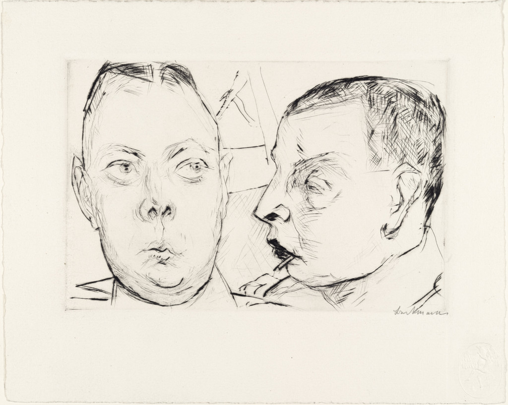 Two Auto Officers (Zwei Autooffiziere) from Faces (Gesichter)