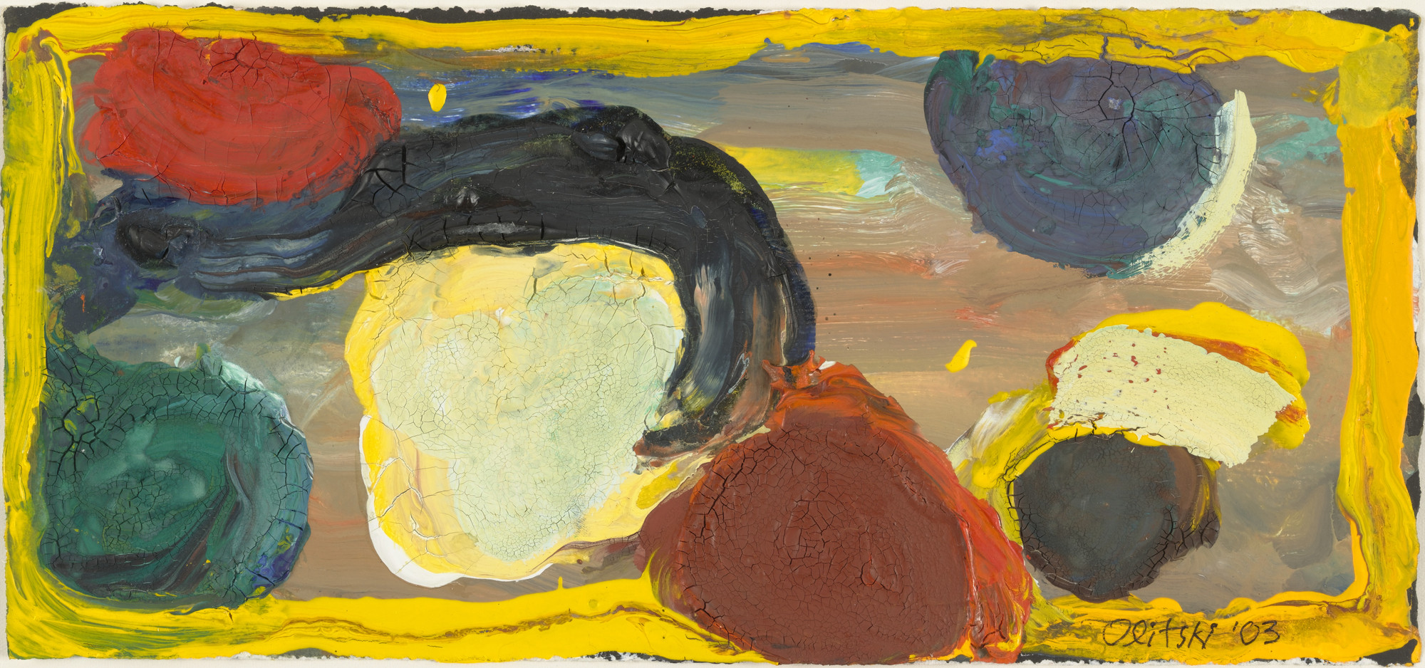 Jules Olitski. April Dream: Red and Yellow. 2003