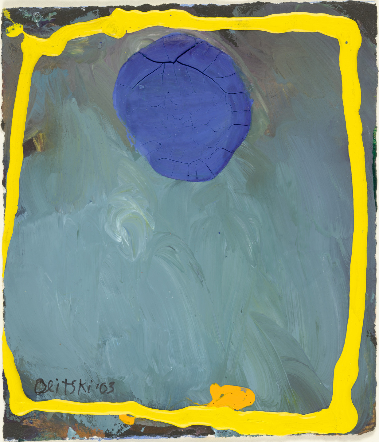 Jules Olitski. January Dream, Blue. 2003