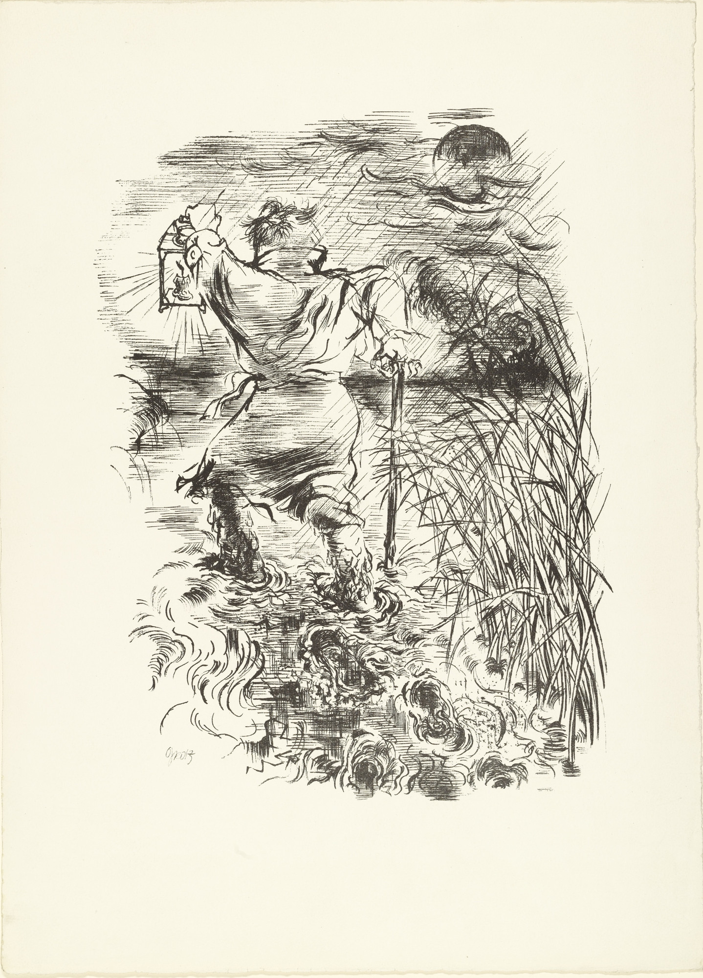 George Grosz. No Let Up ( Kein Ende in Sicht ) from the portfolio Interregnum