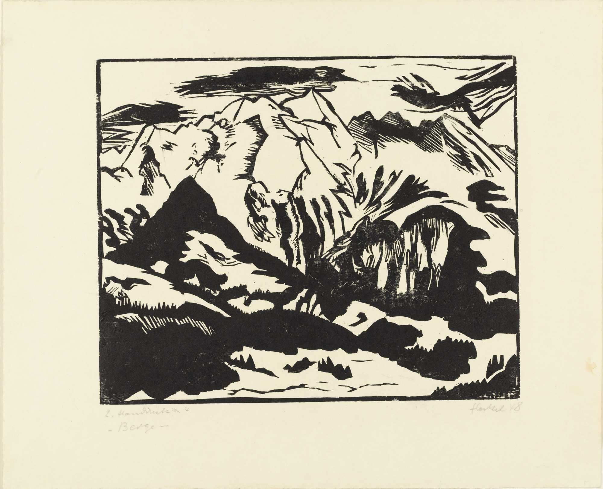 Erich Heckel. Mountains (Berge)