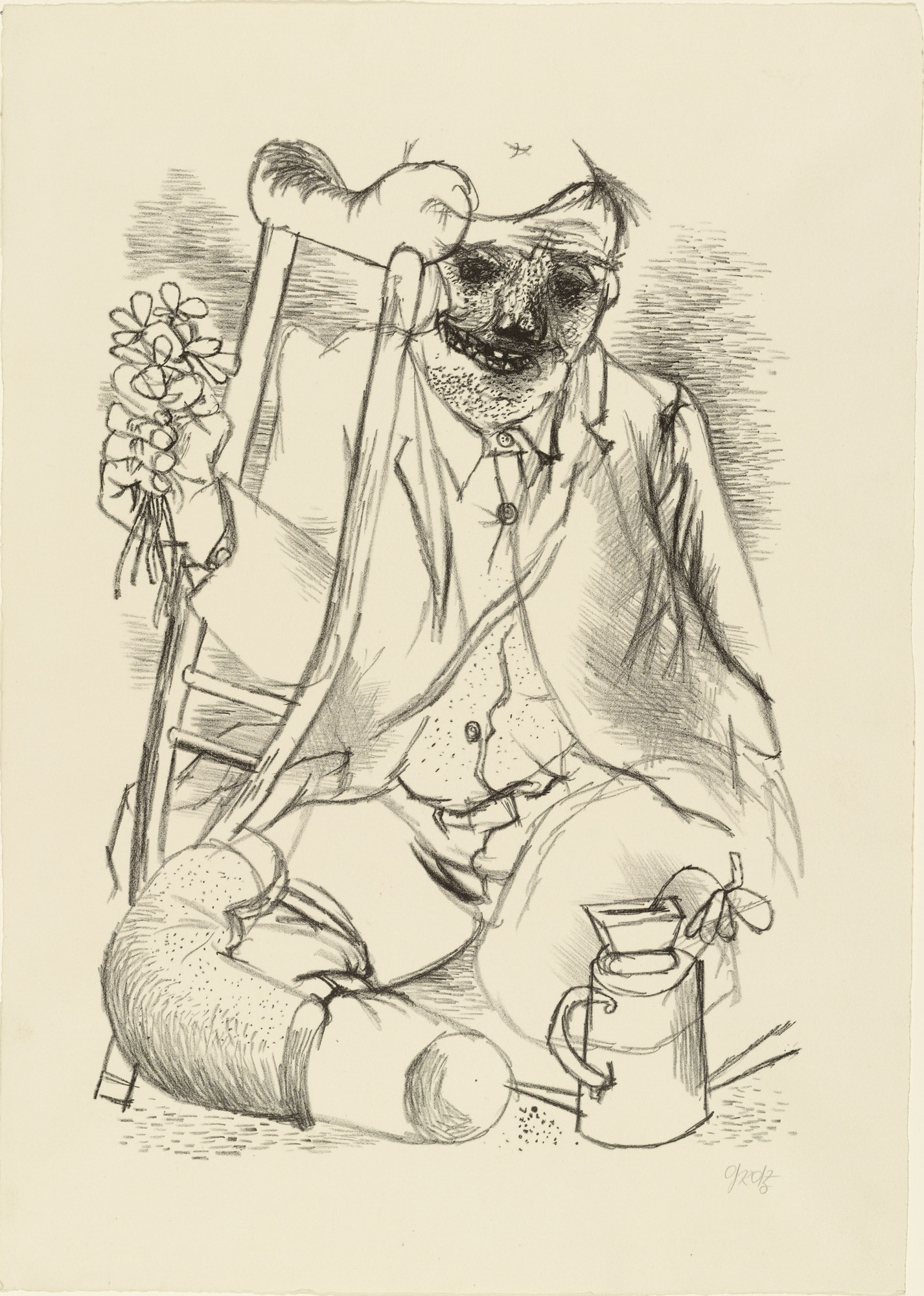 George Grosz. The Hero (Der Held) from The American Scene, no. 1