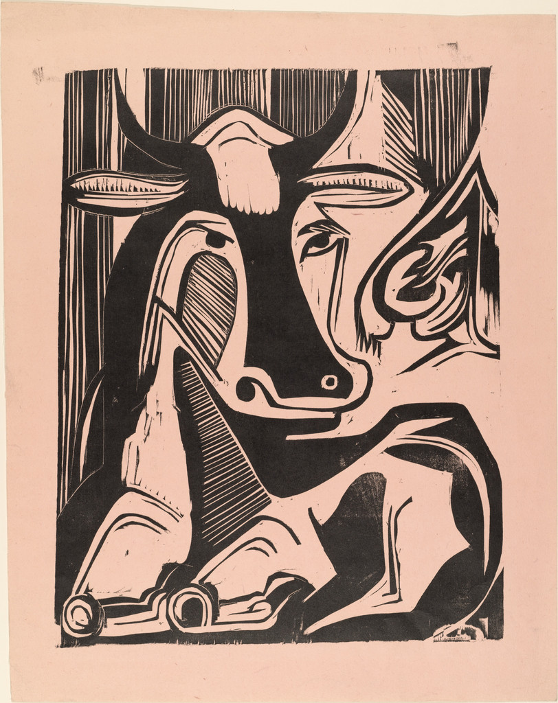 Large Cow Reclining (Grosse liegende Kuh)