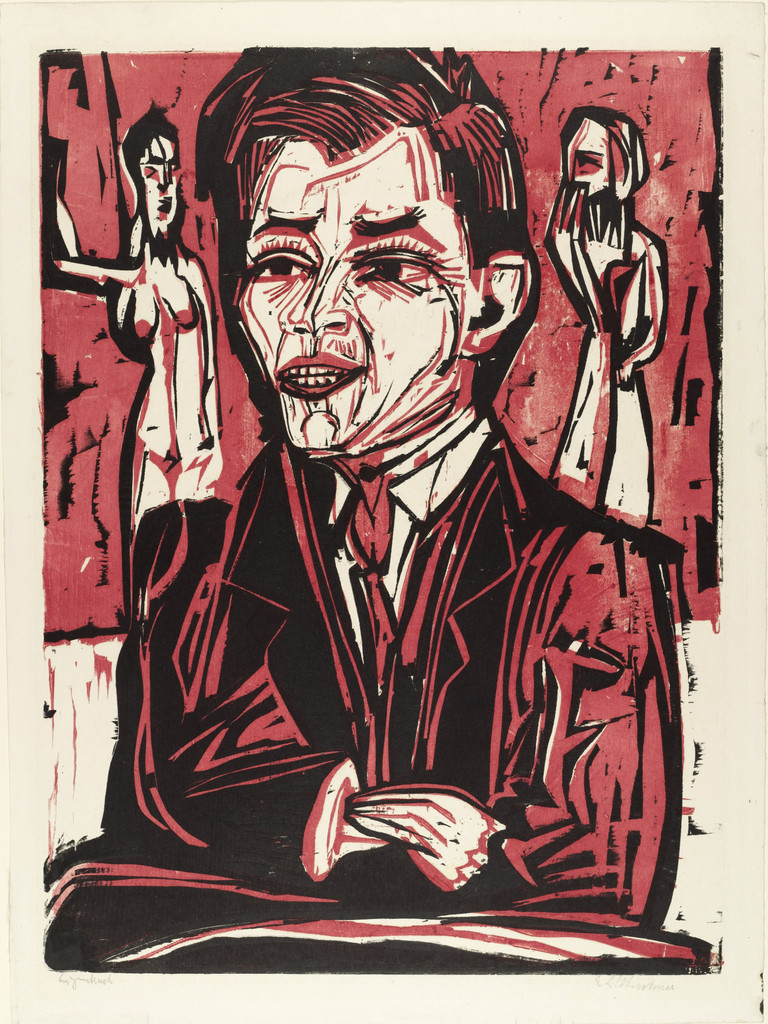 Portrait of Will Grohmann, Large (Brustbild Grohmann, gross)