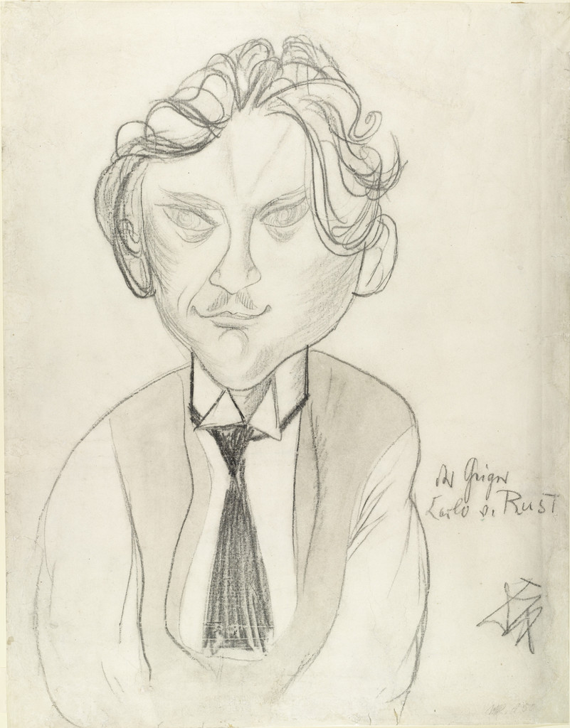 Portrait of Violinist Carlo von Rust (Bildnis des Geigers Carlo von Rust)