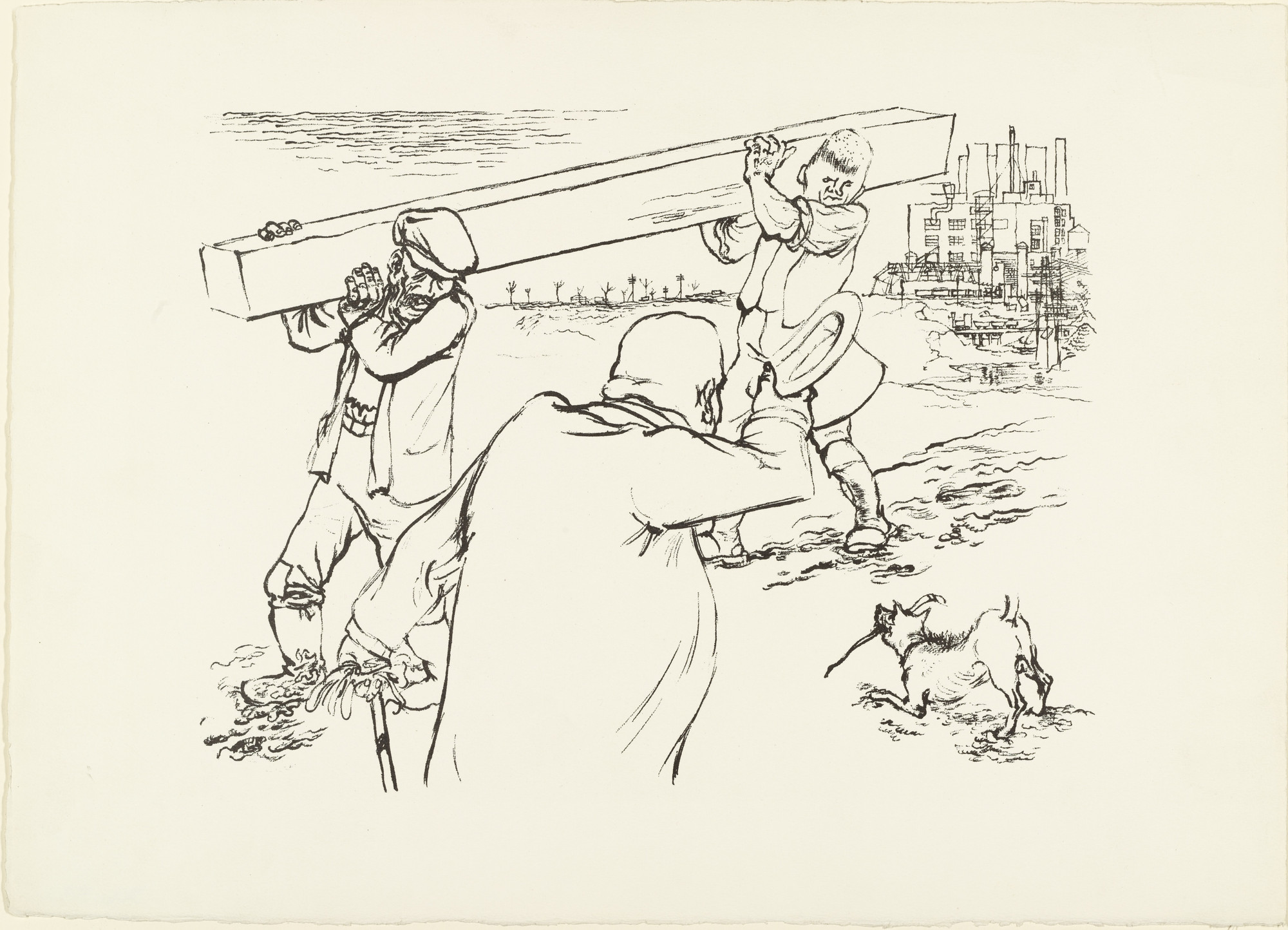 George Grosz. The Dignity of Labor ( Arbeit adelt ) from the portfolio Interregnum