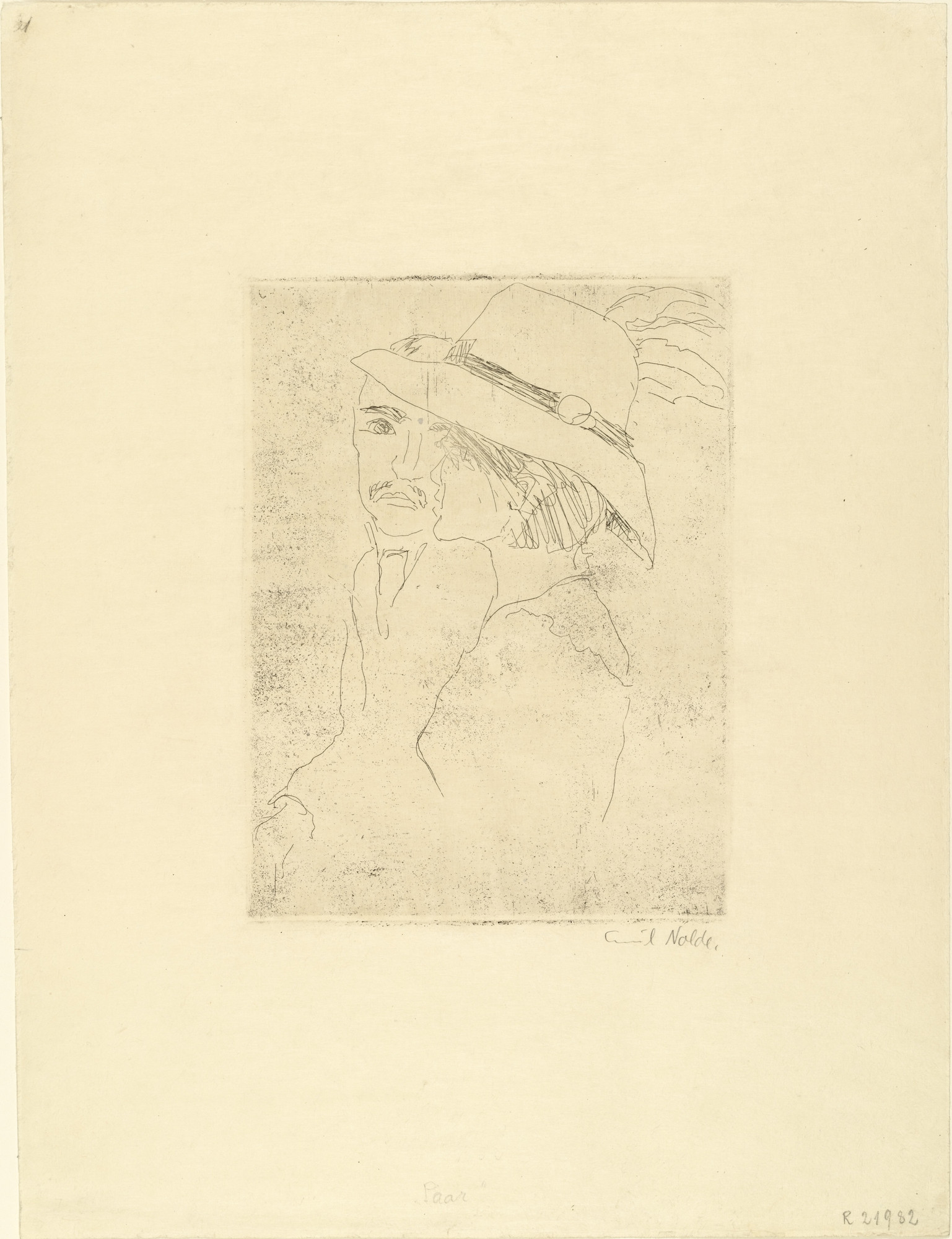 Emil Nolde. Couple