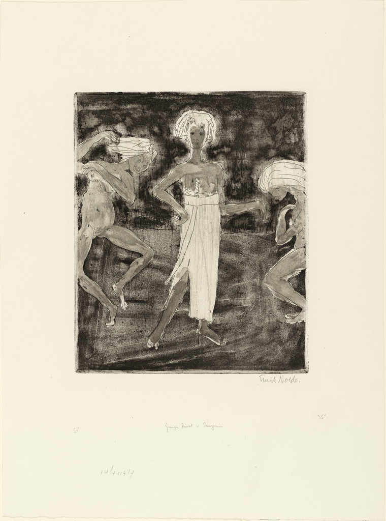 Young Prince and Dancers (Junger Fürst und Tänzerinnen)