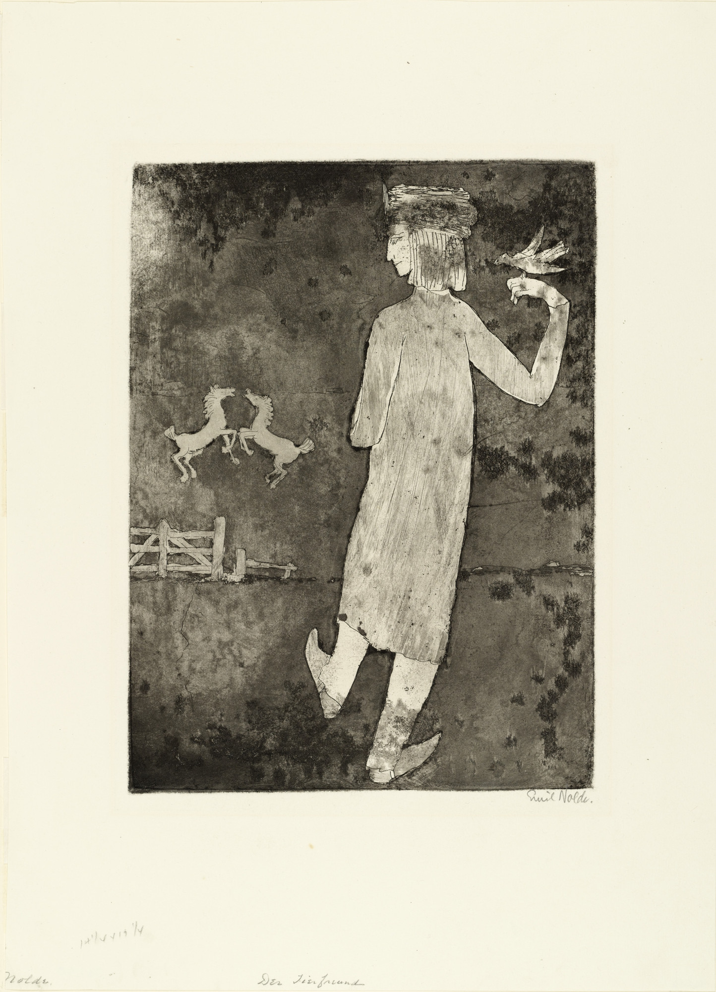 Emil Nolde. The Animal Lover (Der Tierfreund)