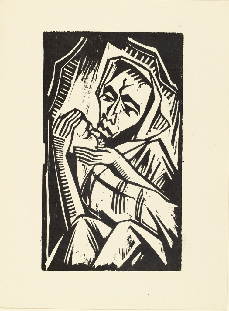 Mother (Mutter) (plate, loose leaf) from the periodical Das Kunstblatt, vol. 2, no. 6 (Jun 1918)