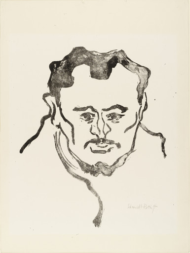 Portrait of H. (Bildnis H.) from the portfolio Brücke 1909