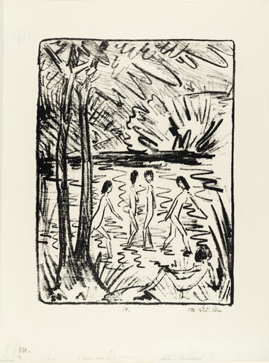 Five Girls by a Pond in the Woods (1)