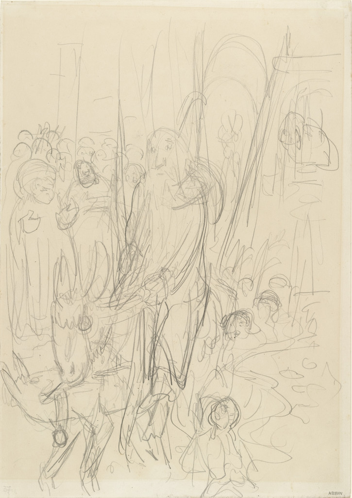 Christ's Entry into Jerusalem (Der Einzug in Jerusalem)