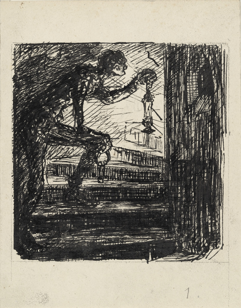 On the Tower Stairs (Auf der Turmtreppe)