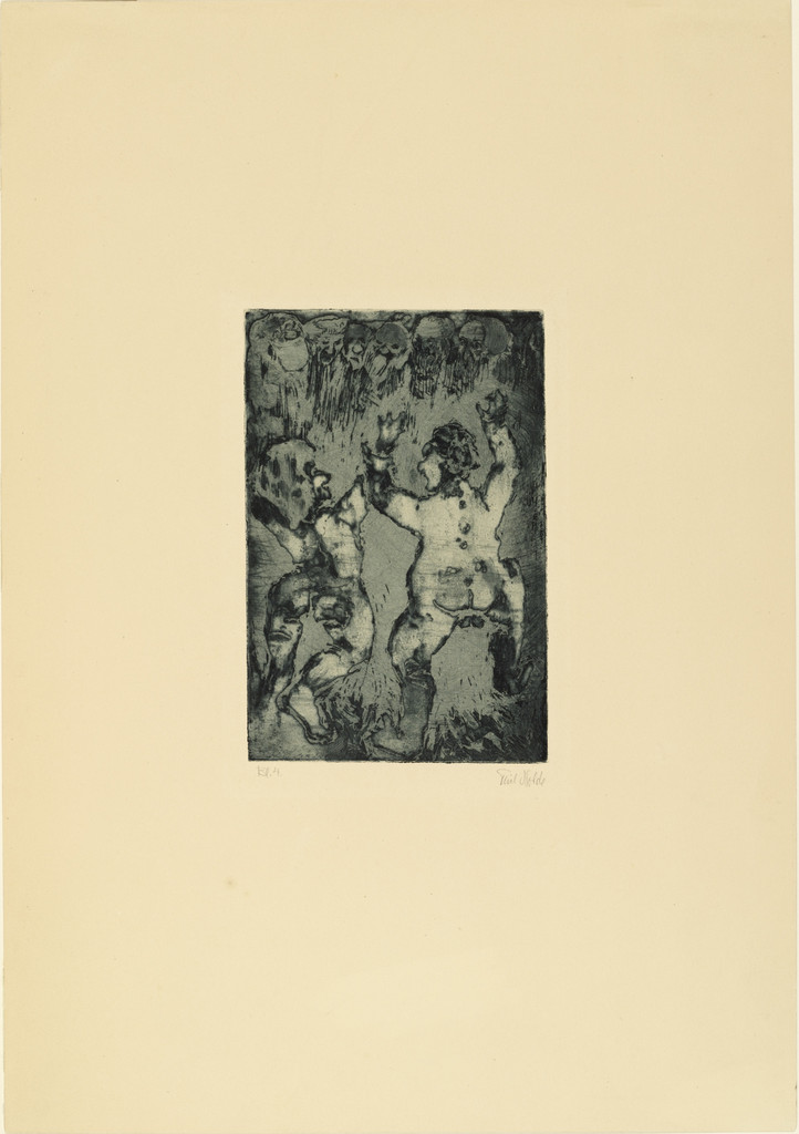 Joy in Life (Lebensfreude) from the series Fantasies (Phantasien), Emil Nolde, (1905)