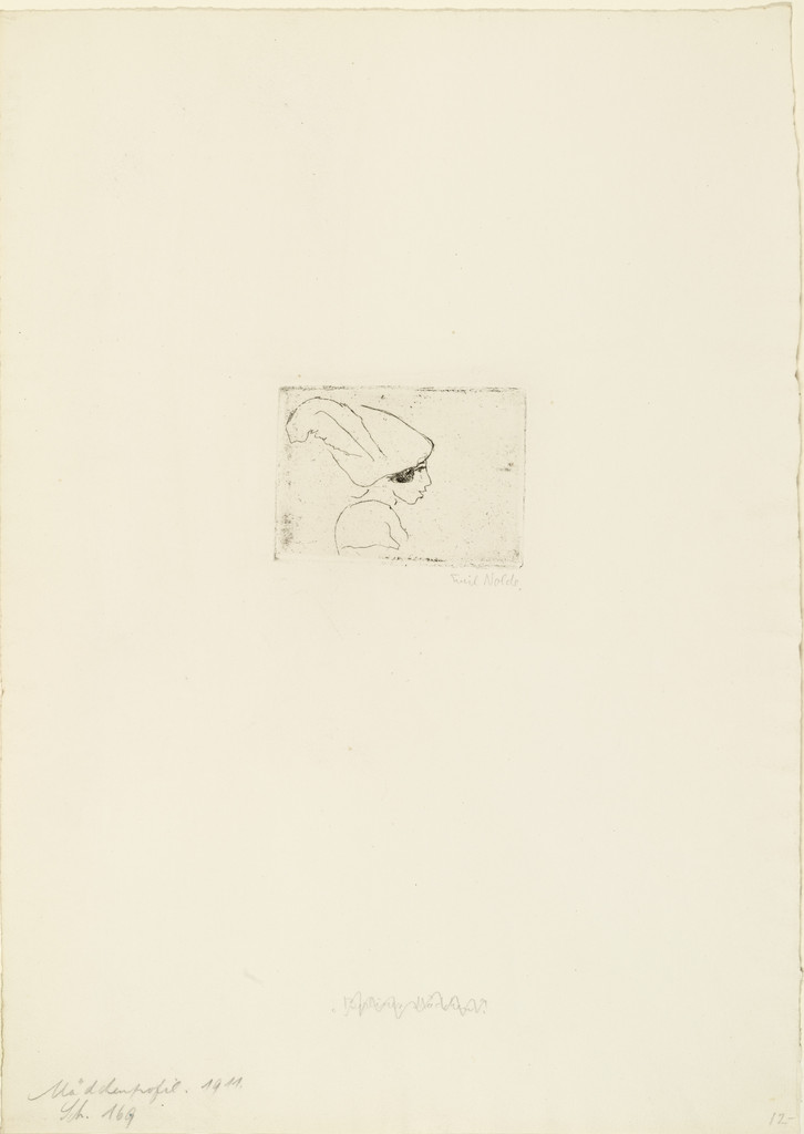 Profile of a Girl (Mädchenprofil)