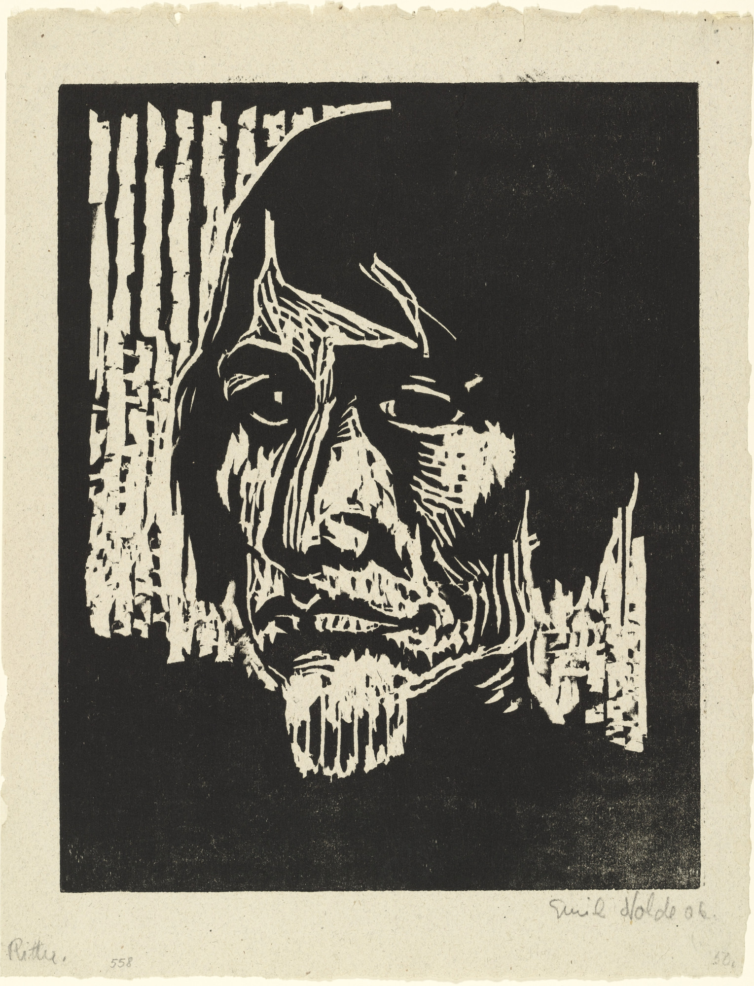 Emil Nolde Unpainted Pictures 英語版 Emil Nolde. Knight. 1906 | MoMA