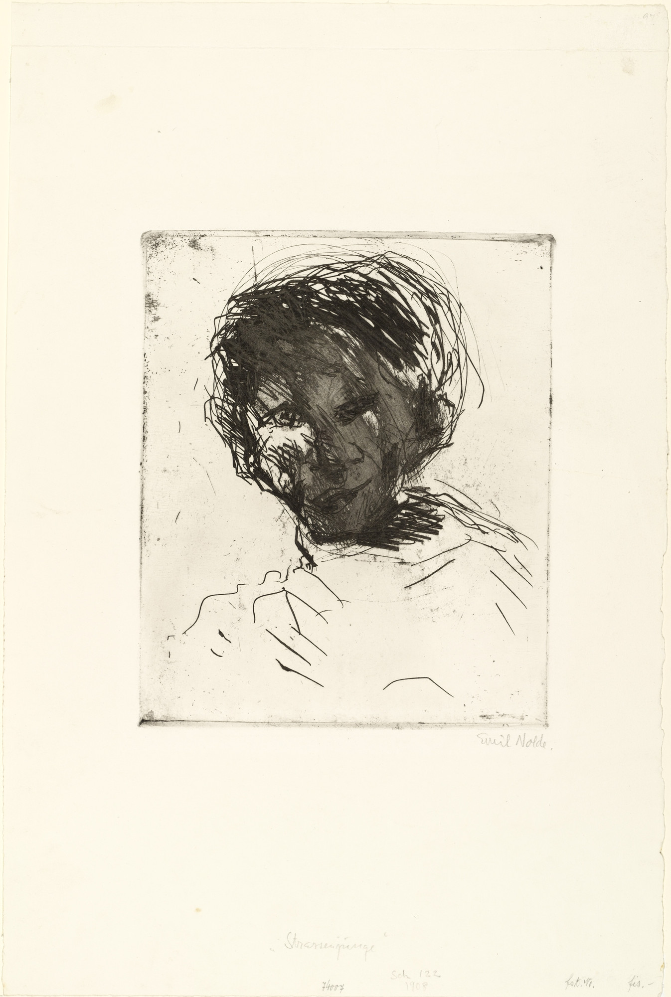 Emil Nolde. Street Urchin (Strassenjunge)