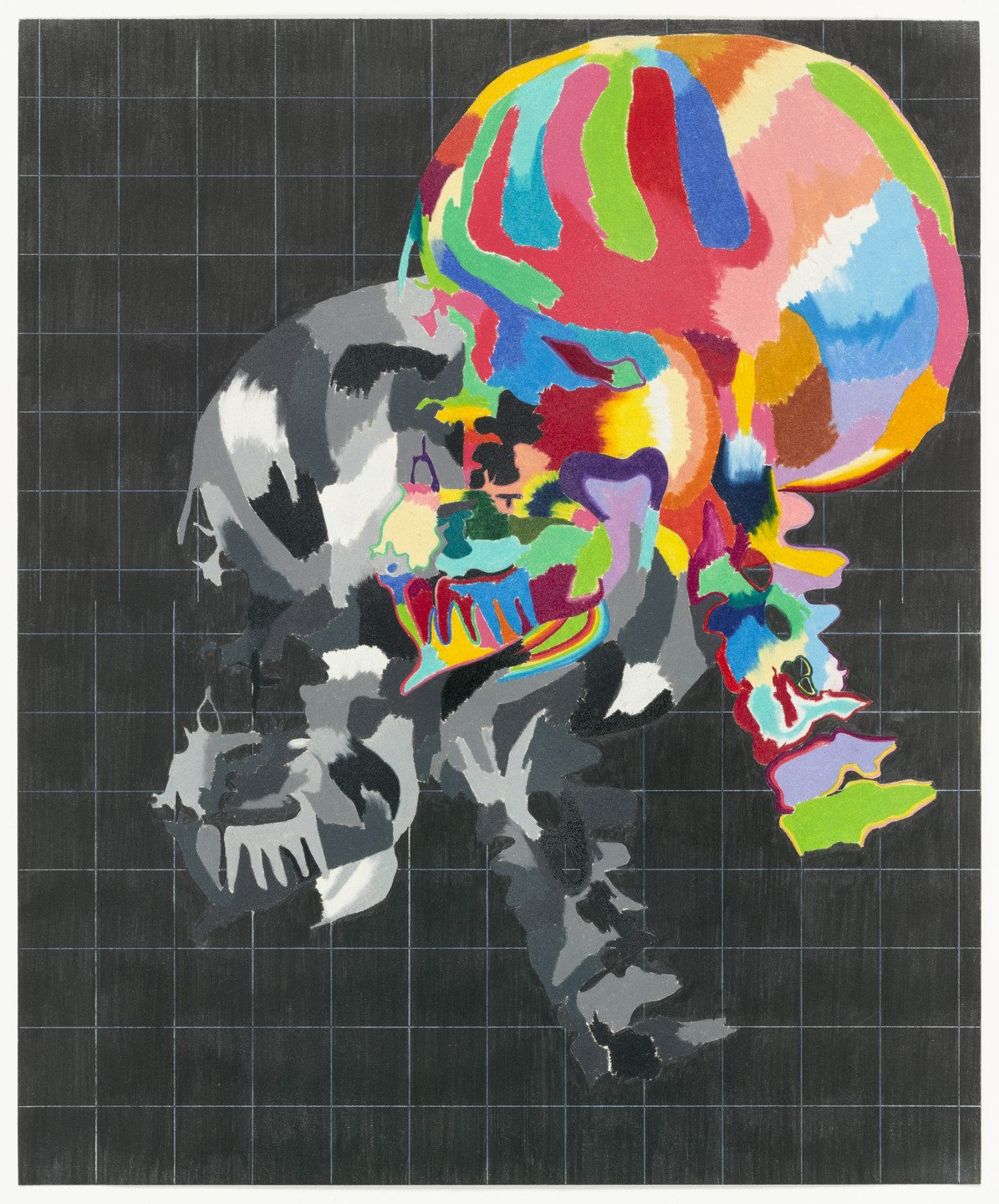 Lucas Samaras. Large Drawing #45. 1966